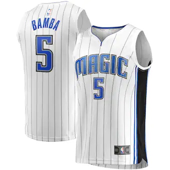 youth fanatics branded mohamed bamba white orlando magic fa-418